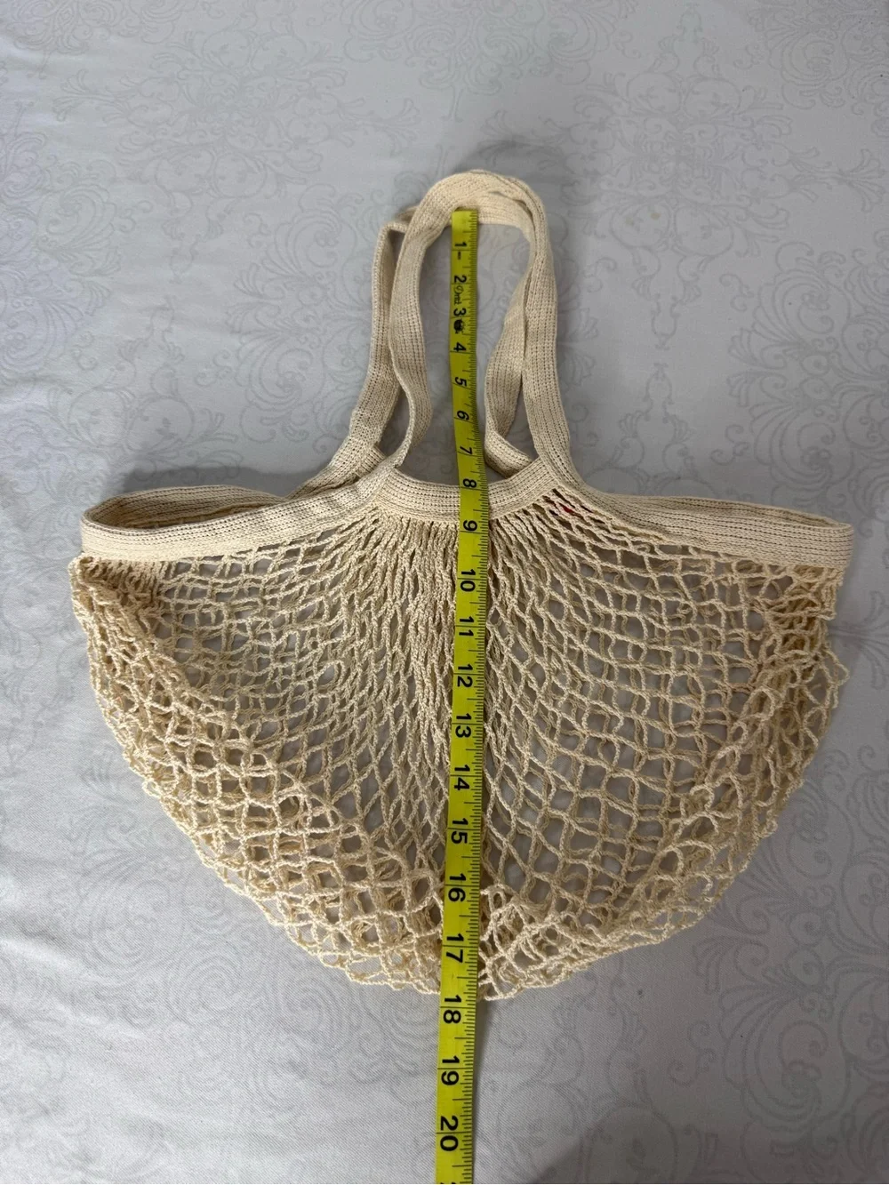 Kikkerland Mesh Cotton Medium Size Market Bag